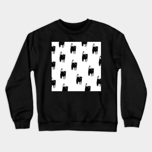 Black cat pattern Crewneck Sweatshirt